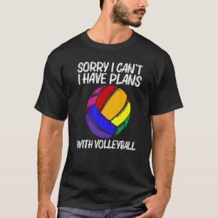 Volleyball Frauen Volleyball Sportspieler T-Shirt