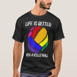 Volleyball Frauen Volleyball Sportspieler T-Shirt