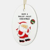 Volleyball - Freizeitspenden Keramik Ornament (Links)
