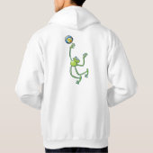 Volleyball-Frosch Hoodie (Rückseite)