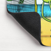 Volleyball-Frosch Mousepad (Ecke)