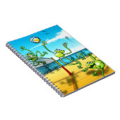 Volleyball-Frosch Notizblock (Rechte Seite)