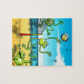 Volleyball-Frosch Puzzle (Horizontal)