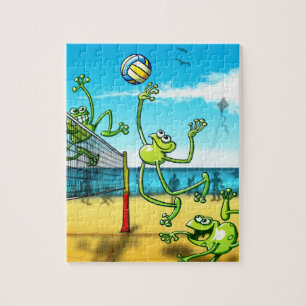 Volleyball-Frosch Puzzle