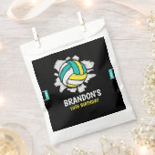 Volleyball Fun Birthday Boy Geschenktütchen (Ausgeschnitten)