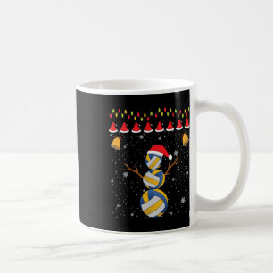 Volleyball Funny Snowman Weihnachtsschmuck Xmas K Kaffeetasse