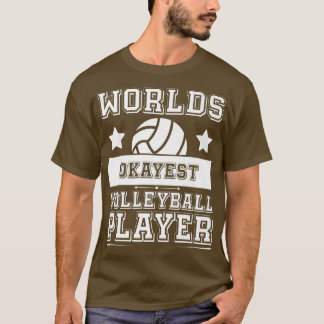 Volleyball für Damen und Herren, Volleyballspieler T-Shirt