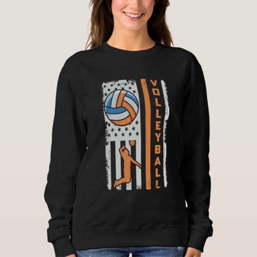 Volleyball für Männer & Frauen oder Trainer 9 Sweatshirt (Vorderseite)