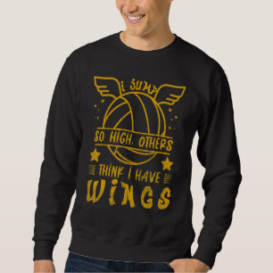 Volleyball für Männer und Frauen Andere denken, ic Sweatshirt