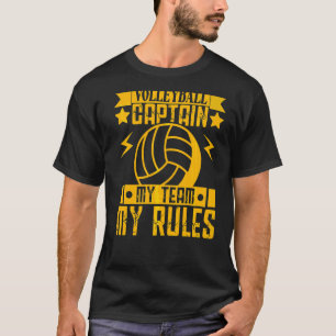 Volleyball für Männer und Frauen Mein Team meine R T-Shirt