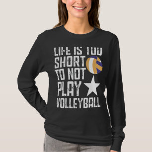 Volleyball für Männer und Frauen - Volleyball-Spie T-Shirt