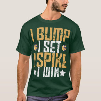 Volleyball für Männer und Frauen Volleyballspieler T-Shirt