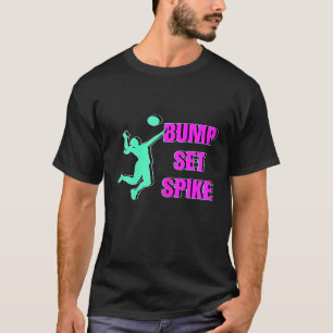 Volleyball für Teen Girls Set Bump T-Shirt
