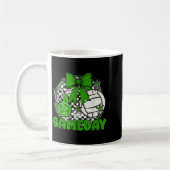 Volleyball Game Day Retro Girls Volleyball Mom Che Kaffeetasse (Links)