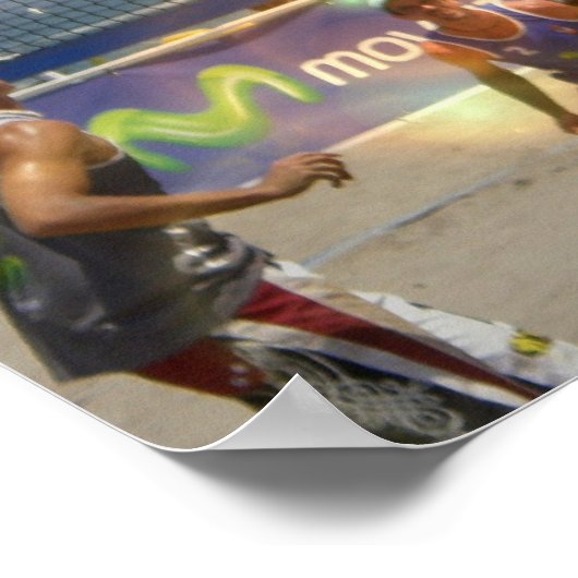 Volleyball Game Poster (Ecke)