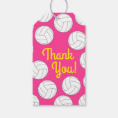 Volleyball Geburtstagsparty Geschenkanhänger (Vorderseite)