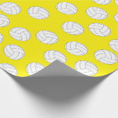 Volleyball Geburtstagsparty Geschenkpapier (Ecke)