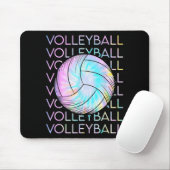 Volleyball-Gefärbte Krawatte Mousepad (Mit Mouse)