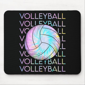 Volleyball-Gefärbte Krawatte Mousepad