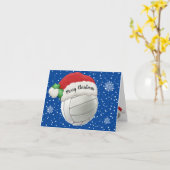 Volleyball-geklappte Grußkarte Karte (Gelbe Blume)