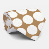 Volleyball Gemusterte benutzerdefinierte Krawatte (Gerollt)