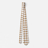 Volleyball Gemusterte benutzerdefinierte Krawatte (Rückseite)