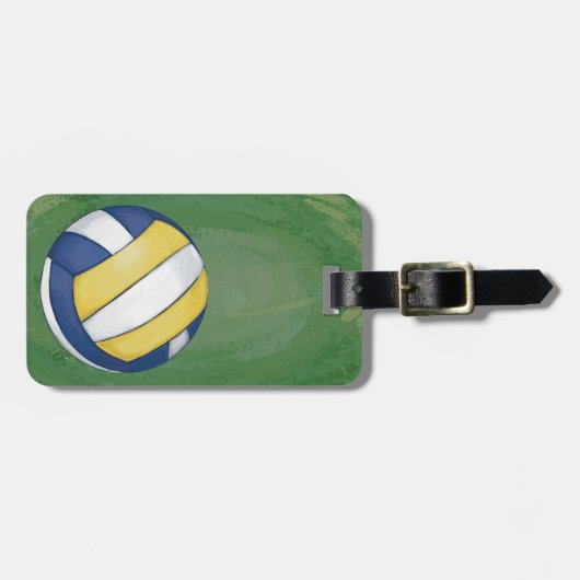 Volleyball Gepäckanhänger (Vorderseite horizontal)