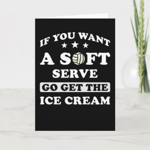 Volleyball-Geschenk lustig Karte