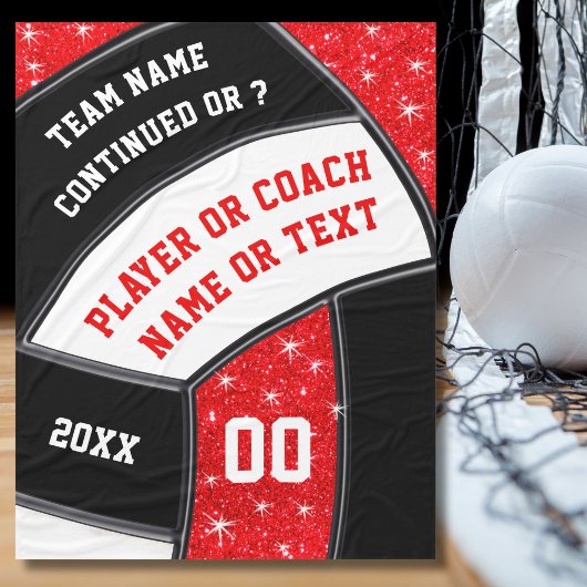 Volleyball-Geschenkideen für Seniorennacht, Volley Fleecedecke