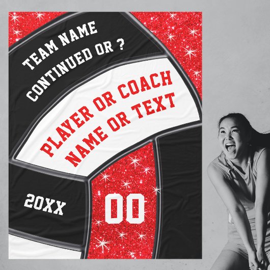 Volleyball-Geschenkideen für Seniorennacht, Volley Fleecedecke