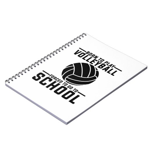 Volleyball-Geschenkideen | Volleyball-Team Notizblock (Linke Seite)
