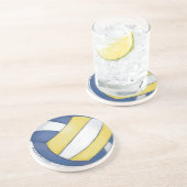 Volleyball Getränkeuntersetzer (Seite)