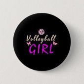 Volleyball Girl Button (Vorderseite)