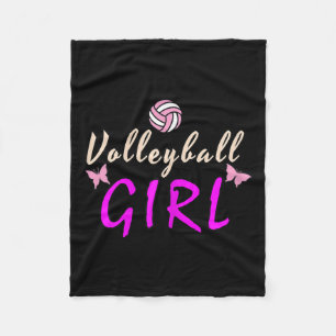 Volleyball Girl Fleecedecke