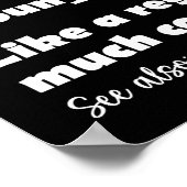 Volleyball Girl Funny Definition Volleyball Lover Poster (Ecke)