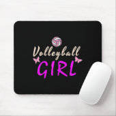 Volleyball Girl Mousepad (Mit Mouse)