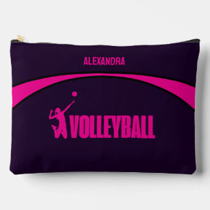 Volleyball Girl Player, Team, Geburtstagskind Zubehörtasche