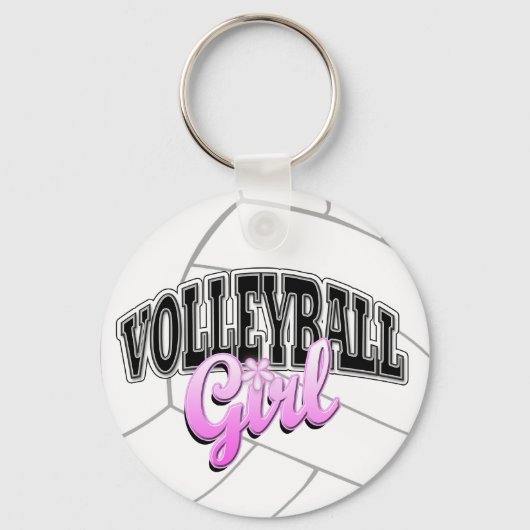 Volleyball Girl Schlüsselanhänger (Vorderseite)