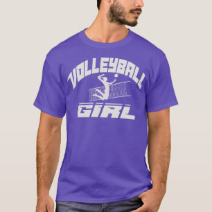 Volleyball Girl Sportnet Springplatz Sportler T-Shirt