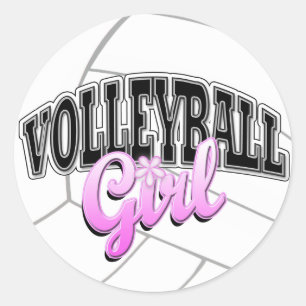 Volleyball Girl Stickers