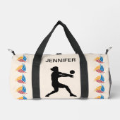 Volleyball Girl, Volleyball Player, Team, Geburtst Duffle Bag (Vorderseite)