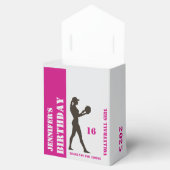 Volleyball Girl, Volleyball-Spielgeschenk, Geburts Geschenkschachtel (Geöffnet)