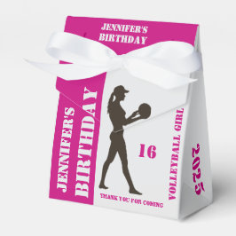 Volleyball Girl, Volleyball-Spielgeschenk, Geburts Geschenkschachtel
