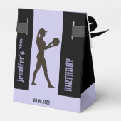 Volleyball Girl, Volleyball-Spielgeschenk, Geburts Geschenkschachtel (Rückseite)