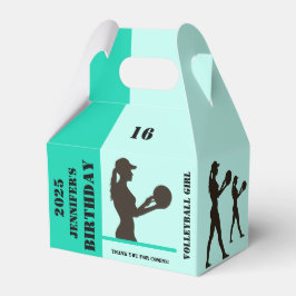 Volleyball Girl, Volleyball-Spielgeschenk, Geburts Geschenkschachtel