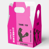 Volleyball Girl, Volleyball-Spielgeschenk, Geburts Geschenkschachtel (Geöffnet)