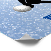 Volleyball Glam Poster (Ecke)