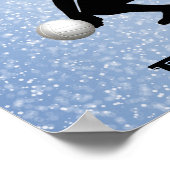 Volleyball Glam Poster (Ecke)