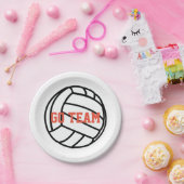 Volleyball Go Team Pappteller (Party)