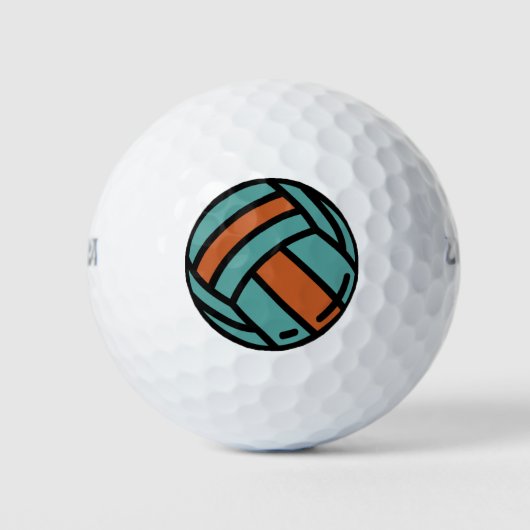 Volleyball Golfball (Vorderseite)